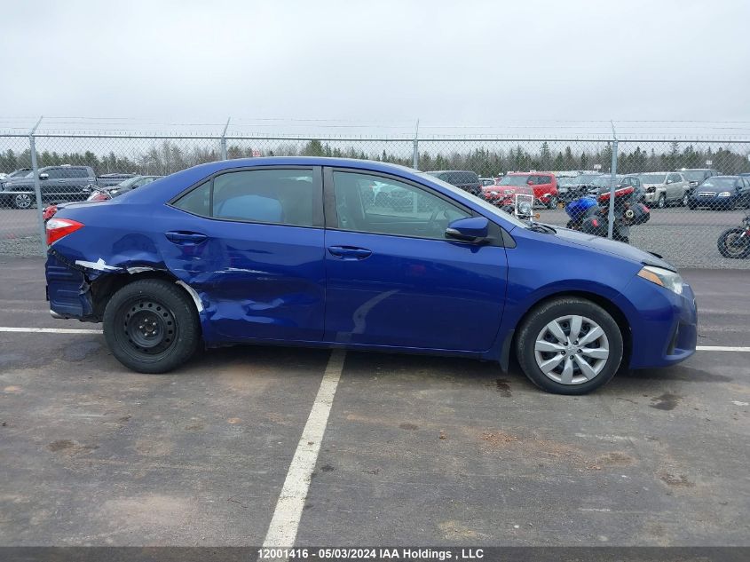 2016 Toyota Corolla L/Le/Le Pls/Prm/S/S Pls VIN: 2T1BURHE3GC728171 Lot: 12001416