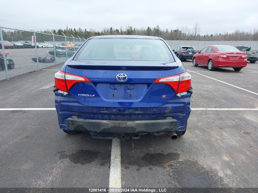 2016 Toyota Corolla L/Le/Le Pls/Prm/S/S Pls VIN: 2T1BURHE3GC728171 Lot: 12001416