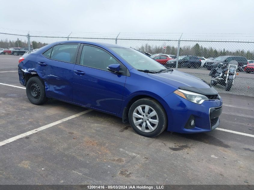 2016 Toyota Corolla L/Le/Le Pls/Prm/S/S Pls VIN: 2T1BURHE3GC728171 Lot: 12001416