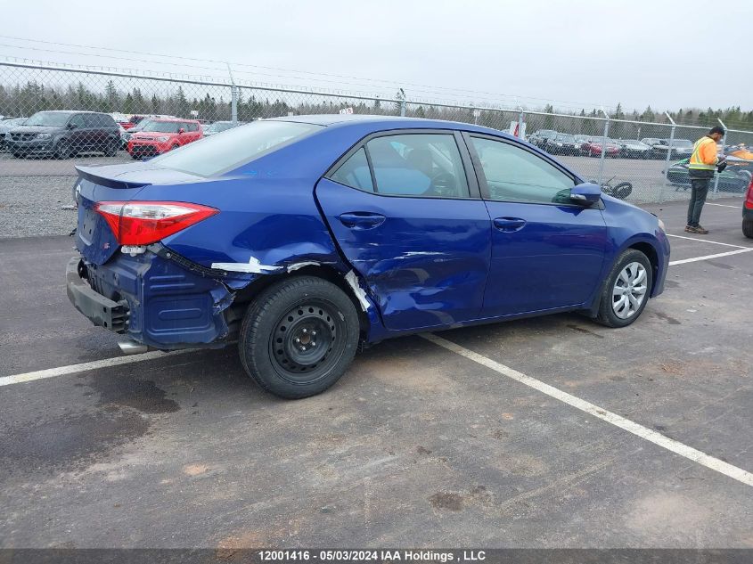 2016 Toyota Corolla L/Le/Le Pls/Prm/S/S Pls VIN: 2T1BURHE3GC728171 Lot: 12001416