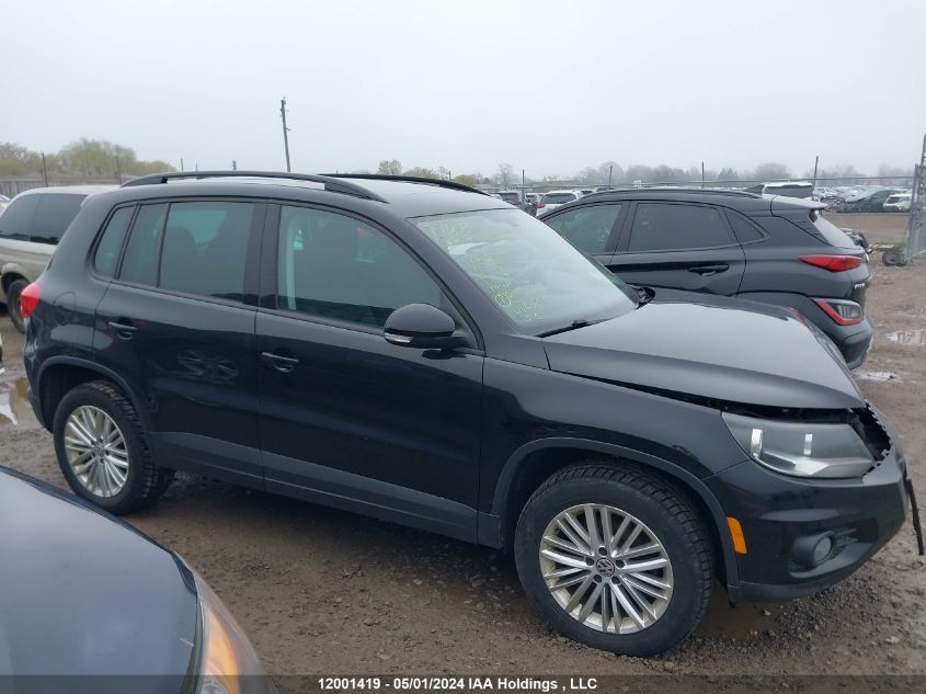 2016 Volkswagen Tiguan Comfort/High/R-Line/Sp Ed VIN: WVGJV7AX7GW534111 Lot: 12001419