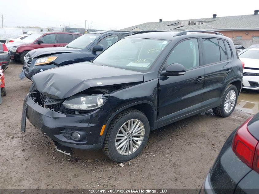 2016 Volkswagen Tiguan Comfort/High/R-Line/Sp Ed VIN: WVGJV7AX7GW534111 Lot: 12001419