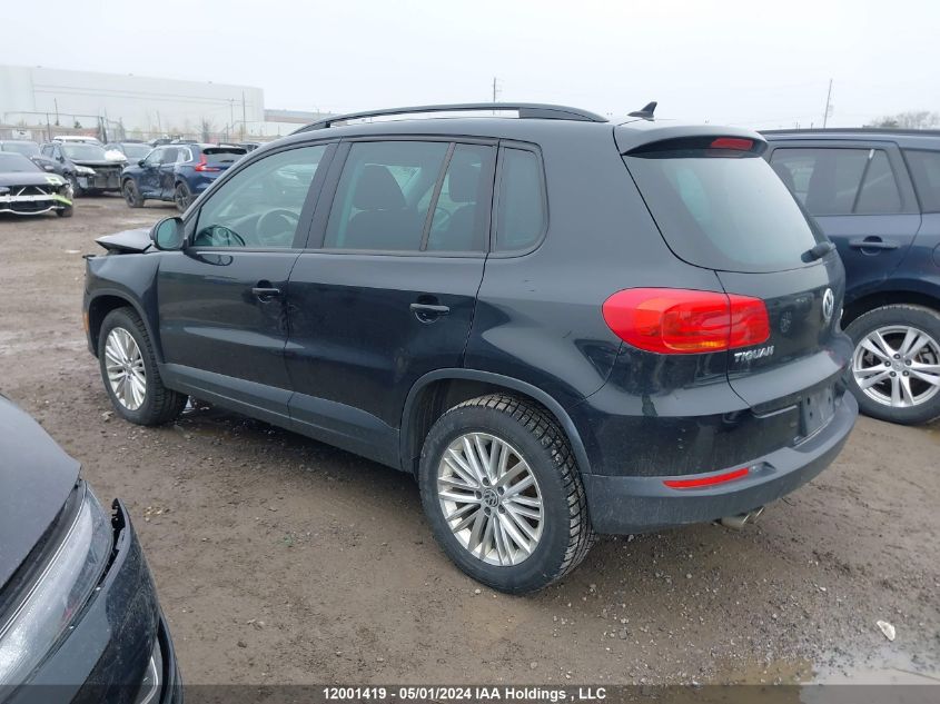 2016 Volkswagen Tiguan Comfort/High/R-Line/Sp Ed VIN: WVGJV7AX7GW534111 Lot: 12001419