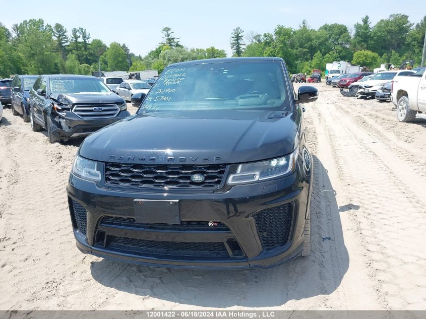 2021 Land Rover Range Rover Sport VIN: SALWZ2RE4MA781740 Lot: 12001422