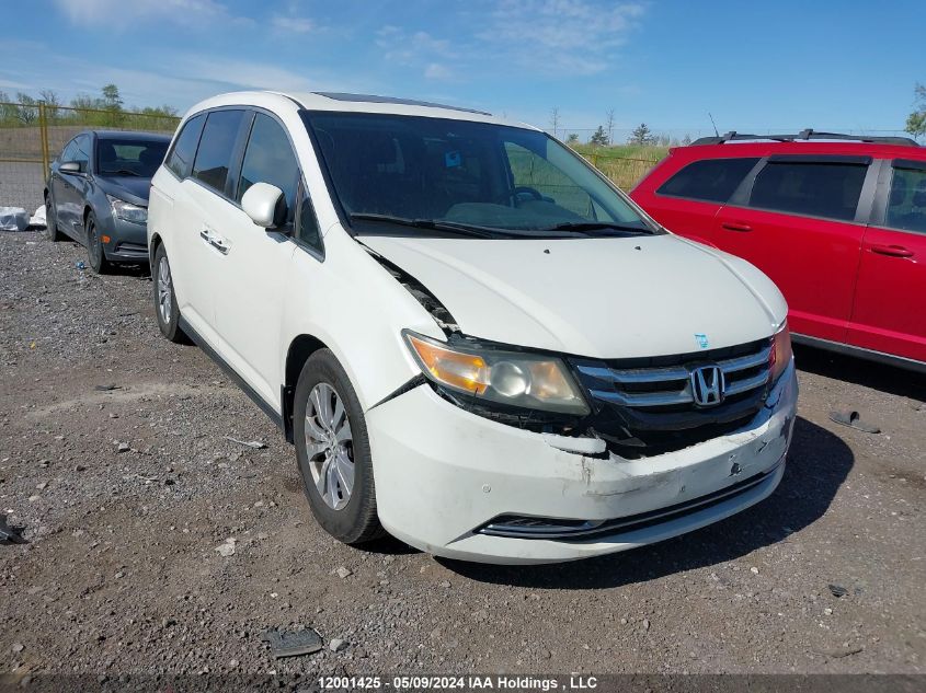 2015 Honda Odyssey VIN: 5FNRL5H62FB502085 Lot: 12001425