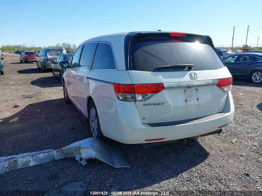 2015 Honda Odyssey VIN: 5FNRL5H62FB502085 Lot: 12001425