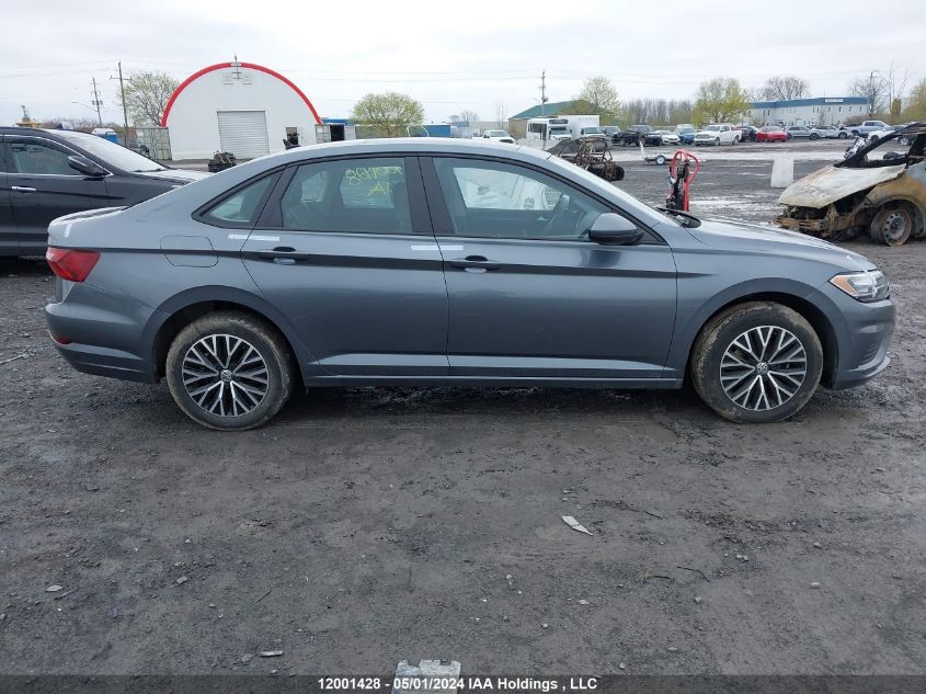 2021 Volkswagen Jetta VIN: 3VWE57BU7MM075424 Lot: 12001428