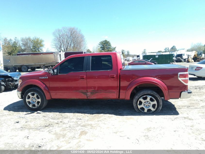 2009 Ford F150 Supercrew VIN: 1FTPW14VX9FB43363 Lot: 12001430