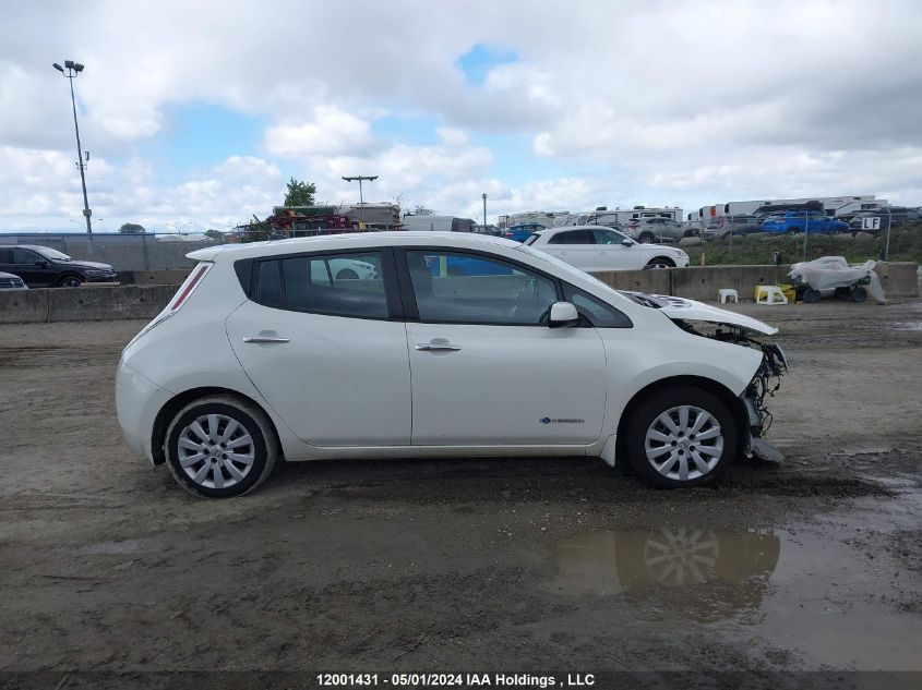 2016 Nissan Leaf VIN: 1N4AZ0CP7GC301334 Lot: 12001431