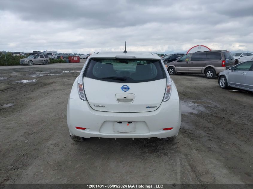 2016 Nissan Leaf VIN: 1N4AZ0CP7GC301334 Lot: 12001431