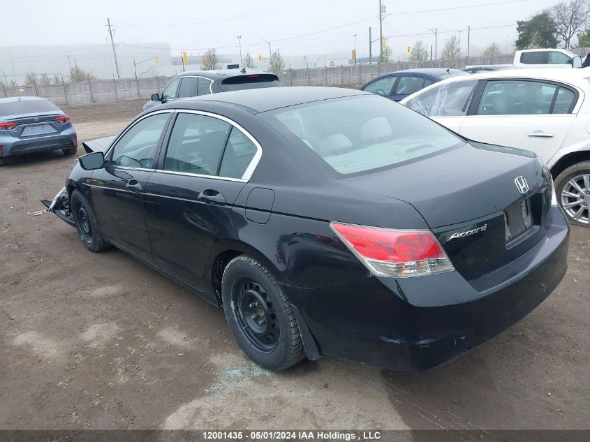 2010 Honda Accord Lx VIN: 1HGCP2F39AA801304 Lot: 12001435