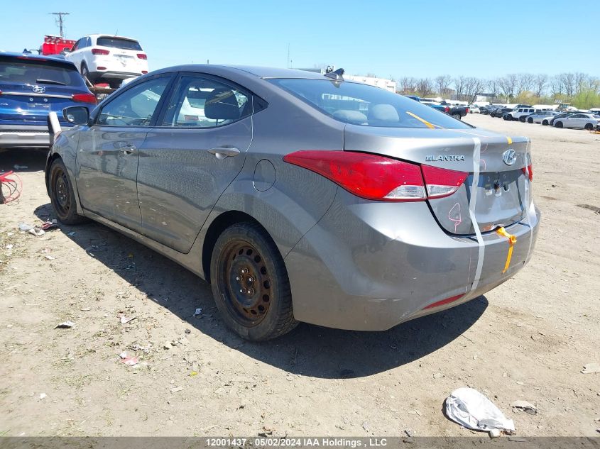 2013 Hyundai Elantra Gls/Limited VIN: 5NPDH4AE9DH334922 Lot: 12001437