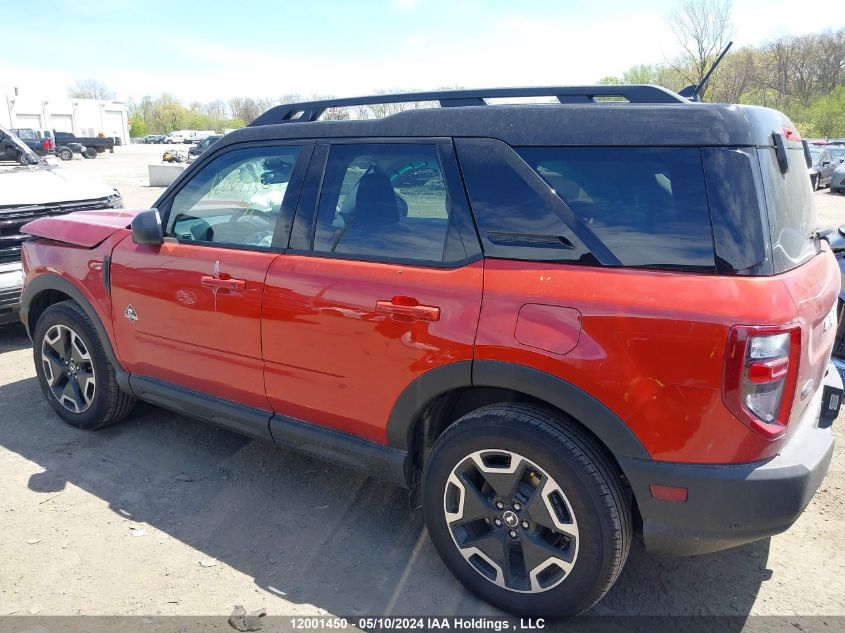 2024 Ford Bronco Sport VIN: 3FMCR9C68RRE54934 Lot: 12001450