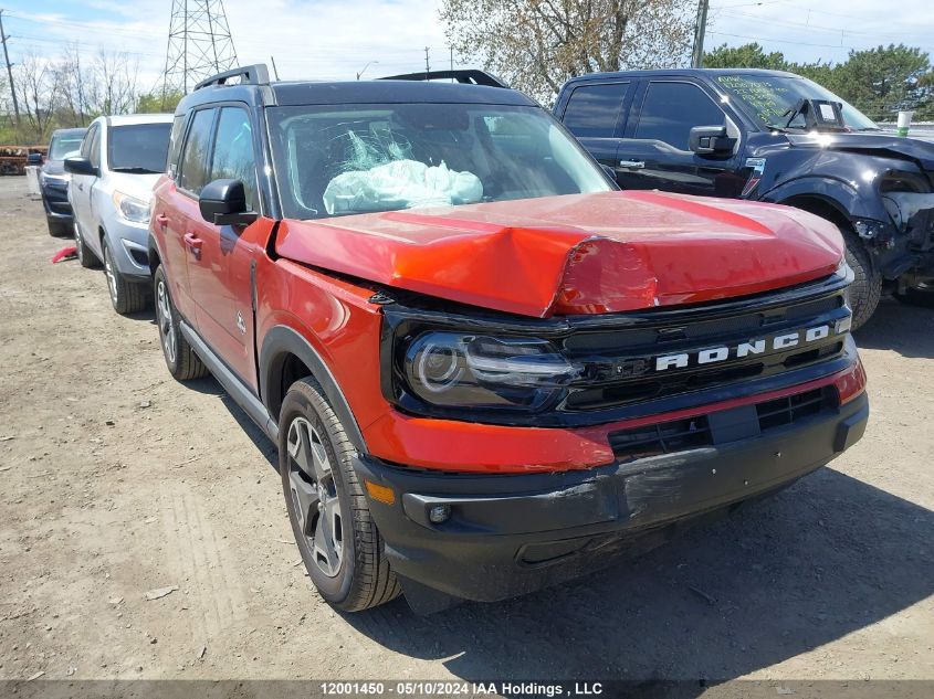 2024 Ford Bronco Sport VIN: 3FMCR9C68RRE54934 Lot: 12001450