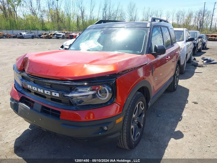 2024 Ford Bronco Sport VIN: 3FMCR9C68RRE54934 Lot: 12001450