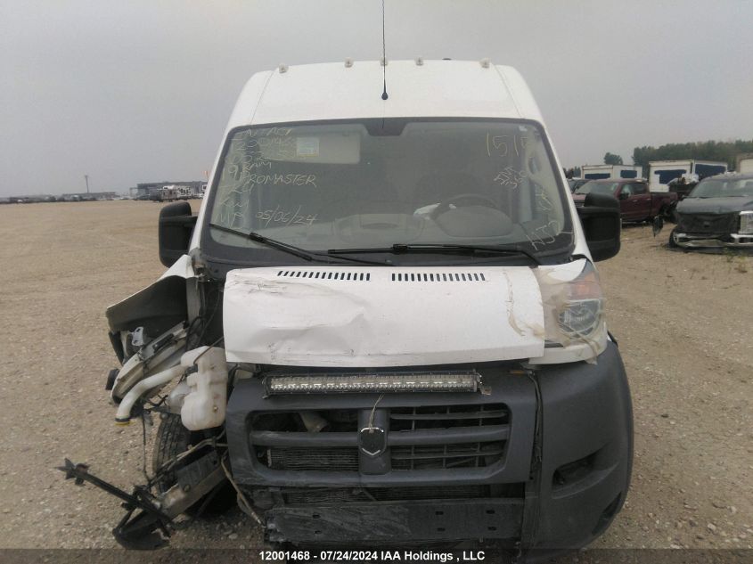 2019 Ram Promaster 2500 2500 High VIN: 3C6TRVDG3KE522503 Lot: 12001468