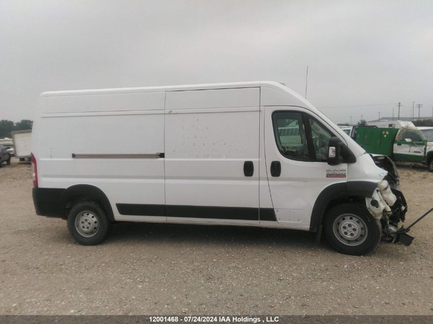 2019 Ram Promaster 2500 2500 High VIN: 3C6TRVDG3KE522503 Lot: 12001468