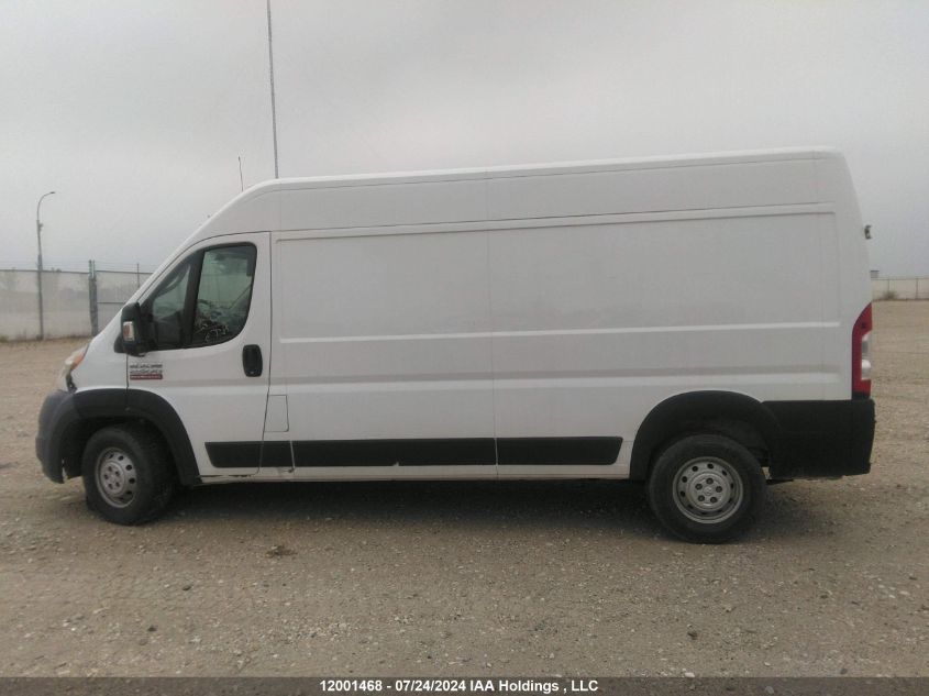 2019 Ram Promaster 2500 2500 High VIN: 3C6TRVDG3KE522503 Lot: 12001468