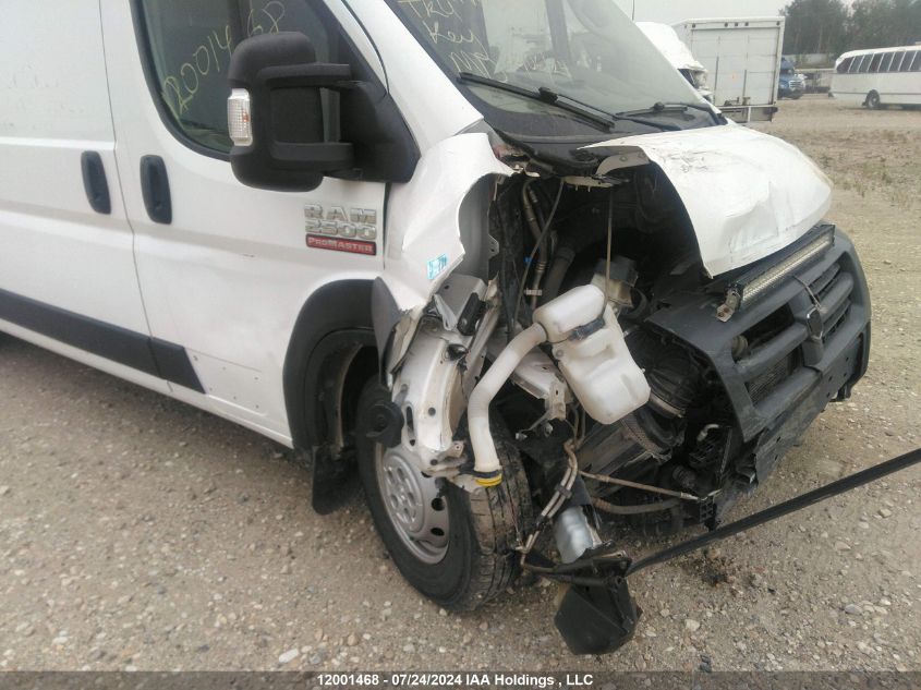 2019 Ram Promaster 2500 2500 High VIN: 3C6TRVDG3KE522503 Lot: 12001468