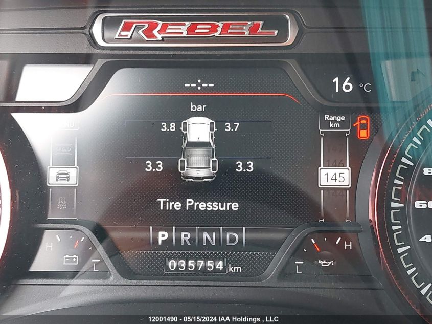 2022 Ram 1500 Rebel VIN: 1C6SRFLM8NN204207 Lot: 12001490