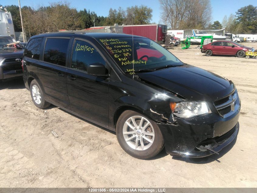 2016 Dodge Grand Caravan Se VIN: 2C4RDGBG5GR226257 Lot: 12001505