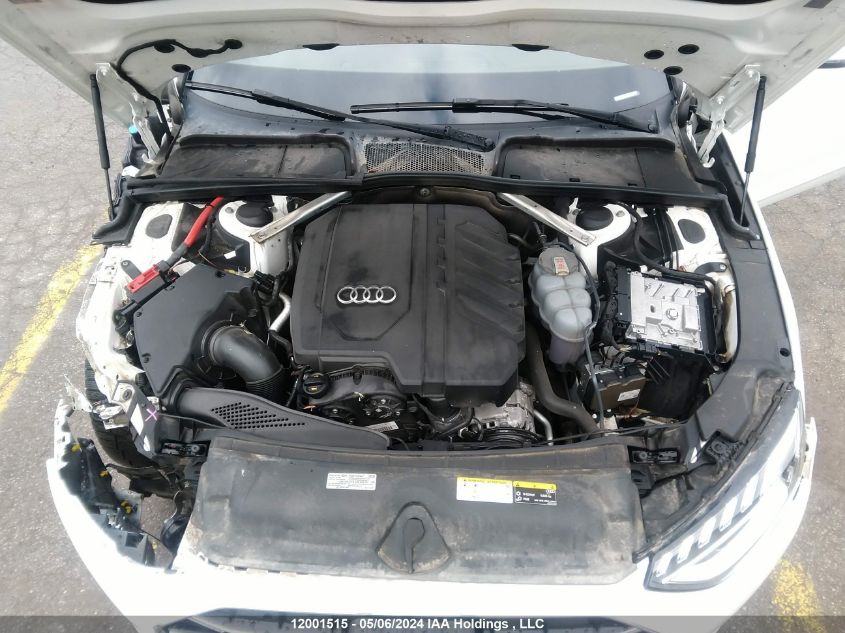 2021 Audi A4 Komfort 45 VIN: WAUAAAF48MA044102 Lot: 12001515