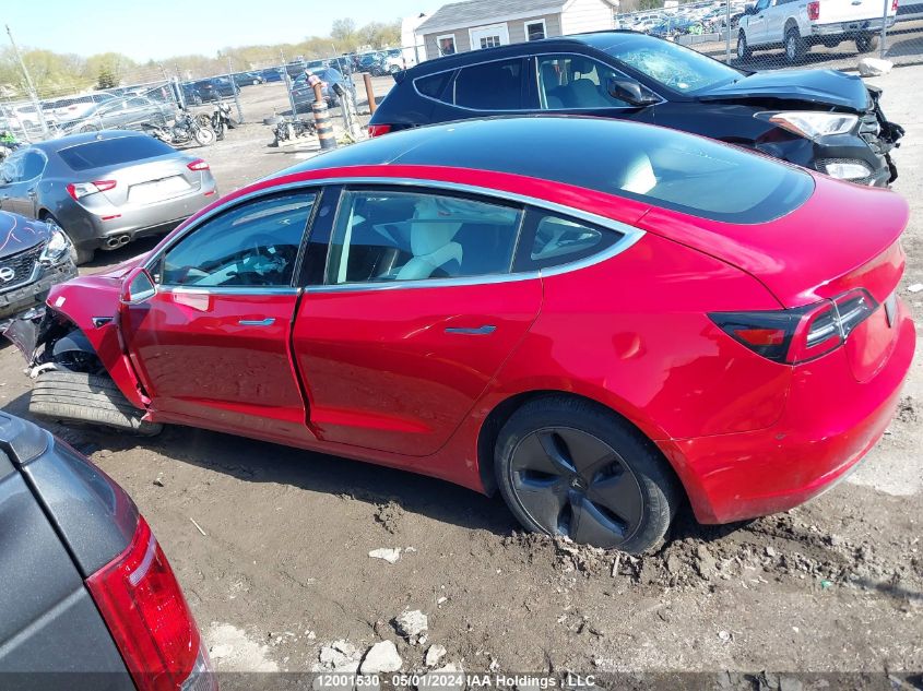 2020 Tesla Model 3 VIN: 5YJ3E1EB6LF789257 Lot: 12001530