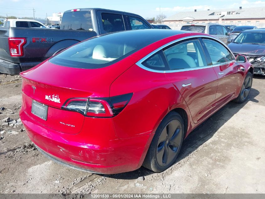 2020 Tesla Model 3 VIN: 5YJ3E1EB6LF789257 Lot: 12001530