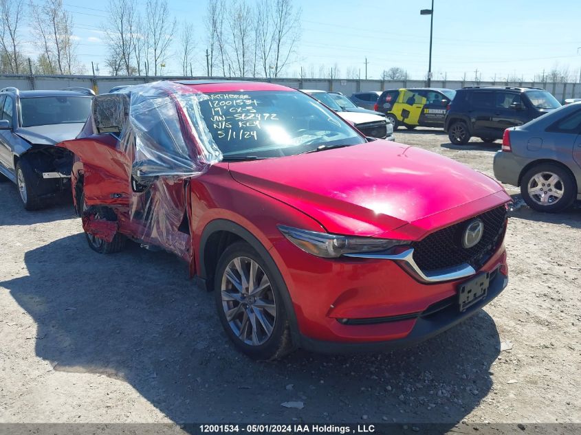 2019 Mazda Cx-5 VIN: JM3KFBDY3K0562472 Lot: 12001534