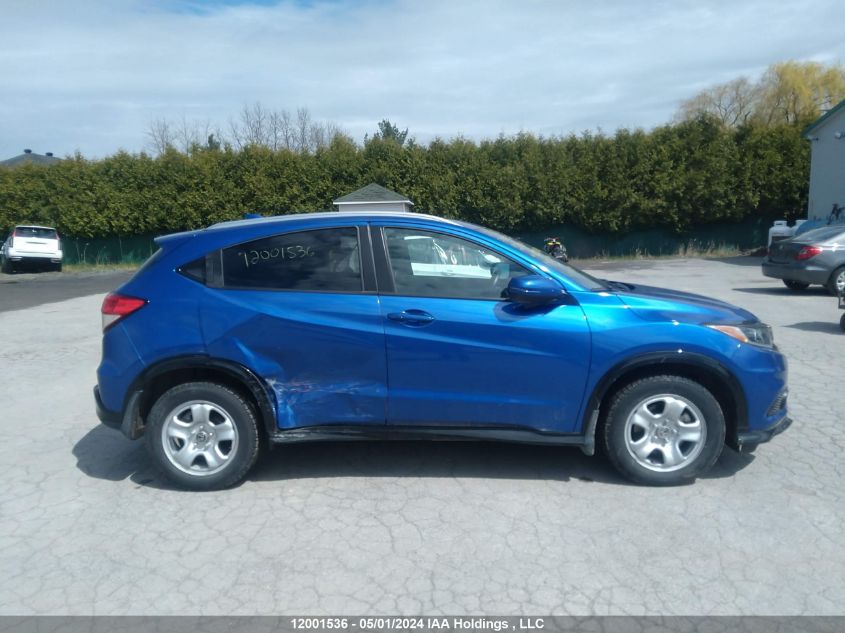 2022 Honda Hr-V VIN: 3CZRU6H25NM101604 Lot: 12001536