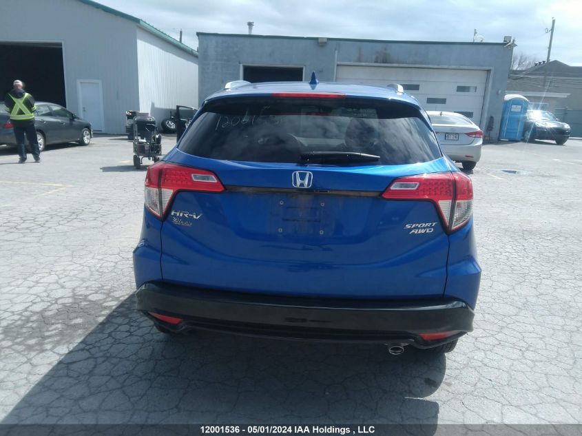 2022 Honda Hr-V VIN: 3CZRU6H25NM101604 Lot: 12001536
