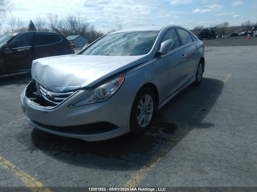 2014 Hyundai Sonata Gl VIN: 5NPEB4AC6EH911024 Lot: 12001552