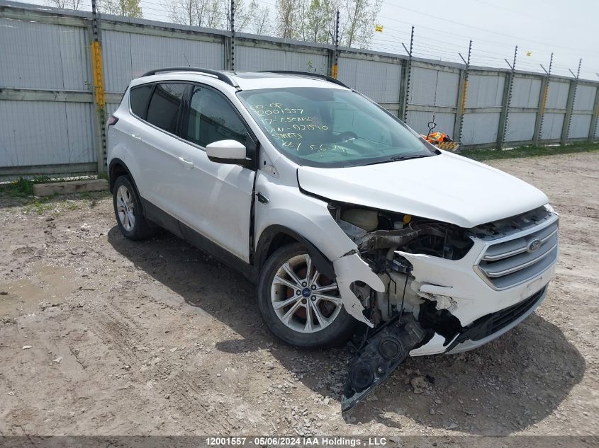 2017 Ford Escape Se VIN: 1FMCU9GD4HUD21540 Lot: 12001557