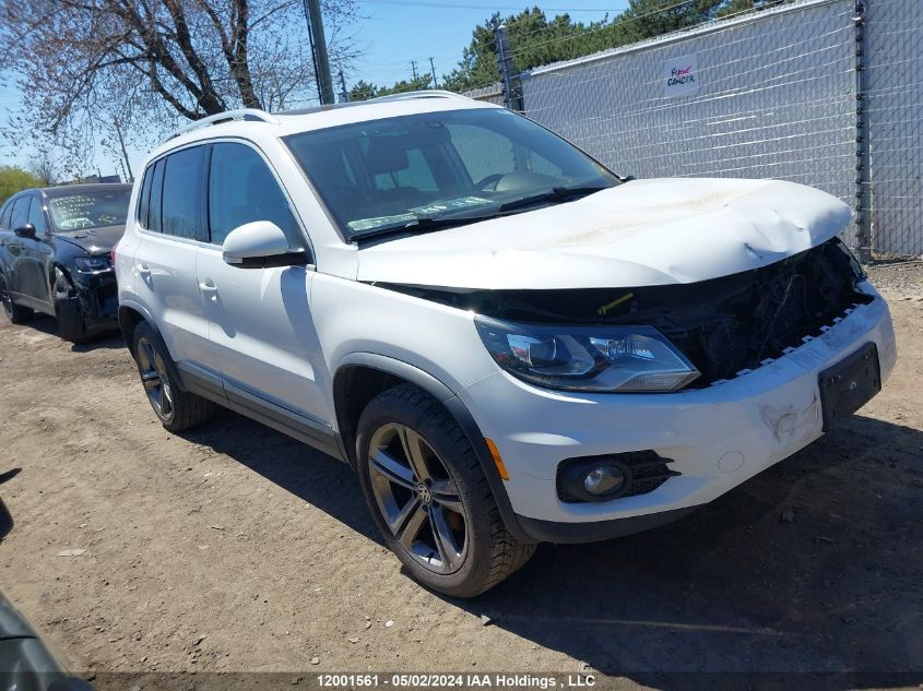 2017 Volkswagen Tiguan Highline VIN: WVGLV7AX3HW503254 Lot: 12001561