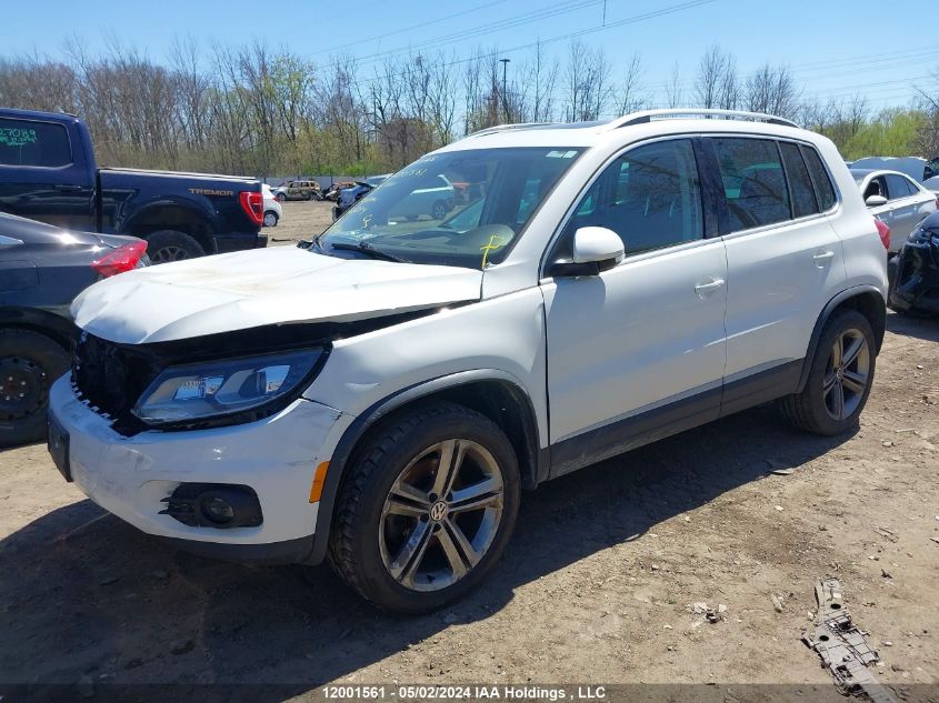 2017 Volkswagen Tiguan Highline VIN: WVGLV7AX3HW503254 Lot: 12001561