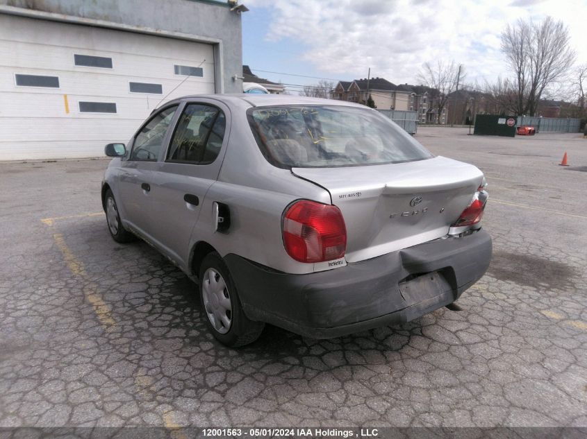 2001 Toyota Echo VIN: JTDBT123610102613 Lot: 12001563