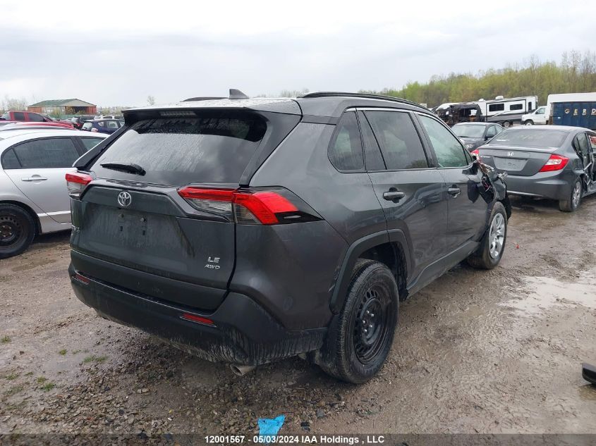 2020 Toyota Rav4 Le VIN: 2T3B1RFV5LC113876 Lot: 12001567