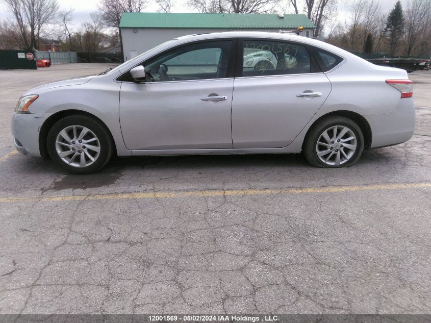 2014 Nissan Sentra S/Sv/Sr/Sl VIN: 3N1AB7AP6EL694953 Lot: 12001569