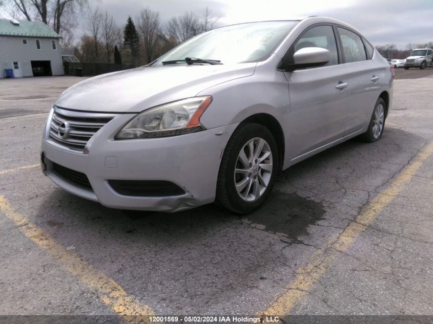 2014 Nissan Sentra S/Sv/Sr/Sl VIN: 3N1AB7AP6EL694953 Lot: 12001569