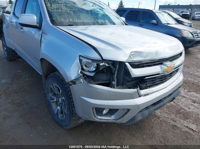 2016 Chevrolet Colorado Z71 VIN: 1GCPTDE16G1267114 Lot: 12001570