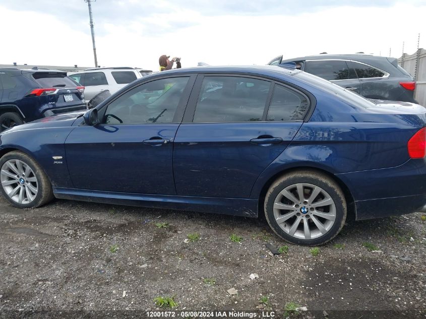 2011 BMW 3 Series VIN: WBAPK7G55BNN70176 Lot: 12001572