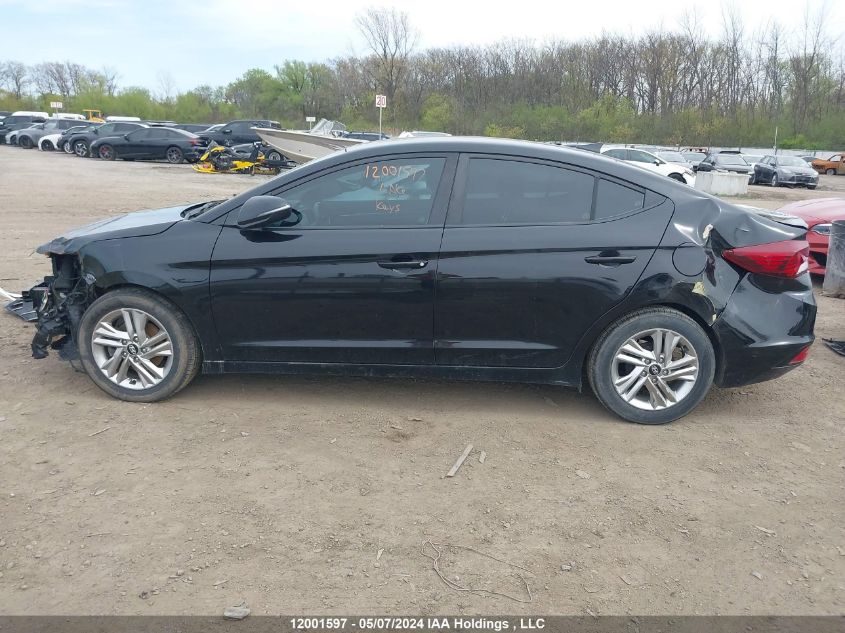 2019 Hyundai Elantra Preferred VIN: KMHD84LF4KU794347 Lot: 12001597