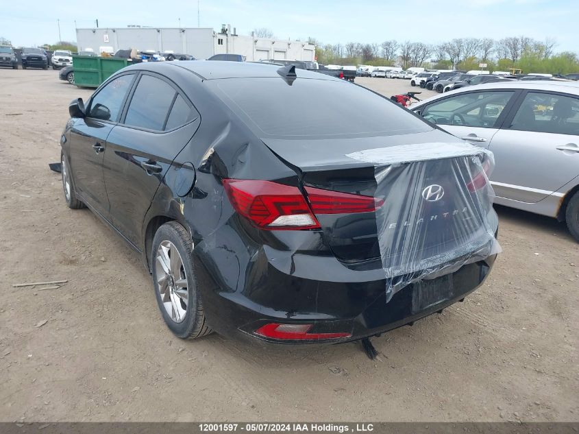 2019 Hyundai Elantra Preferred VIN: KMHD84LF4KU794347 Lot: 12001597