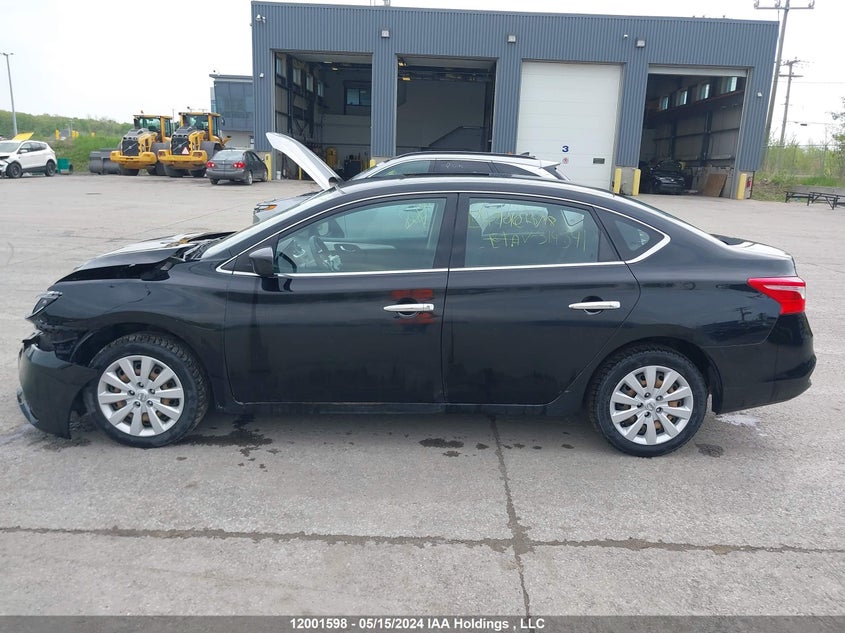 2018 Nissan Sentra S/Sv/Sr/Sl VIN: 3N1AB7AP6JY314541 Lot: 12001598