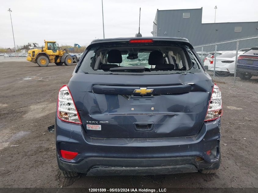 2019 Chevrolet Trax VIN: 3GNCJNSB4KL109354 Lot: 12001599