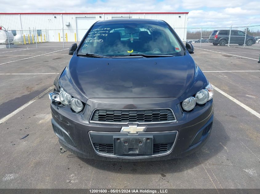 2013 Chevrolet Sonic VIN: 1G1JC6EH0D4208383 Lot: 12001600