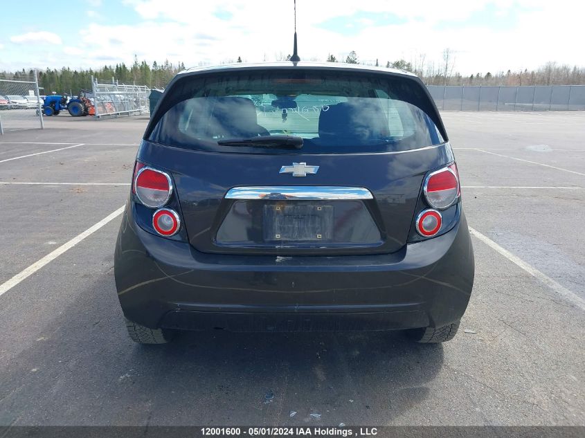 2013 Chevrolet Sonic VIN: 1G1JC6EH0D4208383 Lot: 12001600