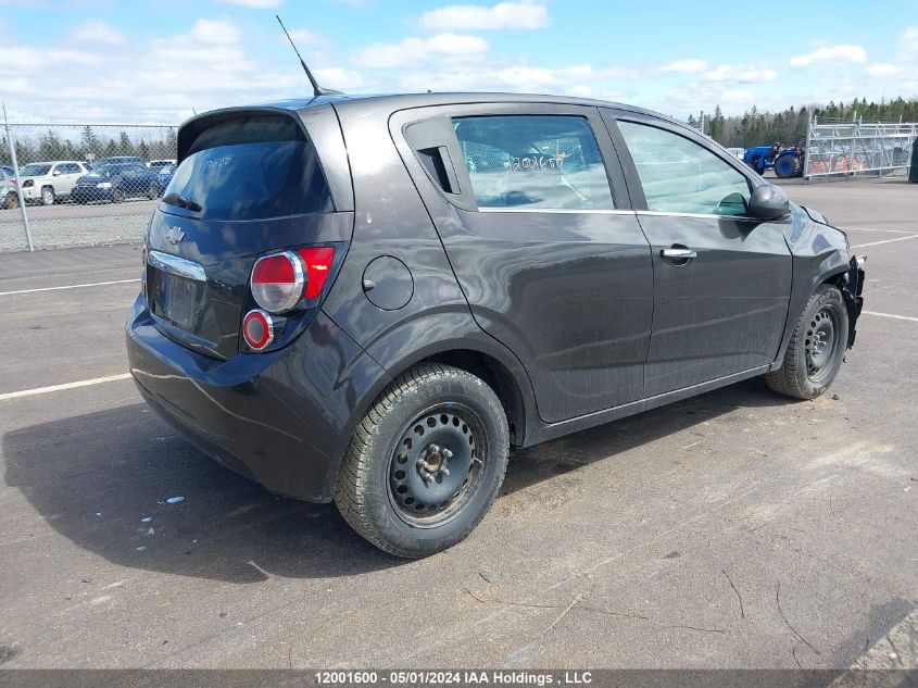 2013 Chevrolet Sonic VIN: 1G1JC6EH0D4208383 Lot: 12001600