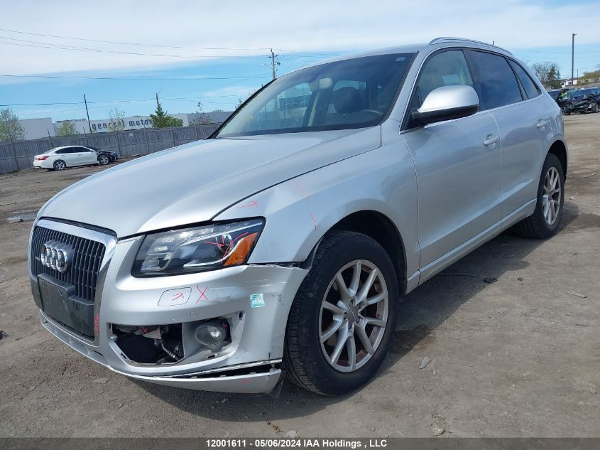 2012 Audi Q5 VIN: WA1VFCFP1CA082985 Lot: 12001611