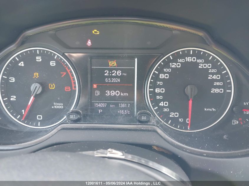 2012 Audi Q5 VIN: WA1VFCFP1CA082985 Lot: 12001611